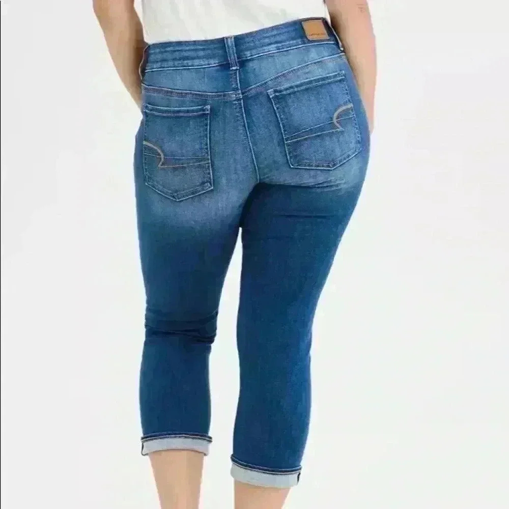 AE Ne(x)t Level Artist Crop Jean‎ Size 24 Long NWT